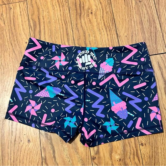 Feed Me Fight Me Crossfit Ice Cream & Confetti Shorts | Small - Picture 1 of 5